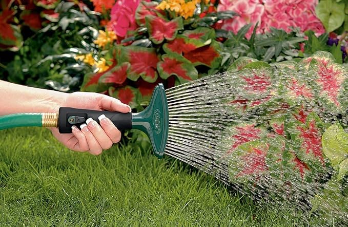 4-Pack Orbit Metal Fan Spray Garden Hose Water Nozzle - Lawn Watering Nozzles - 58297N