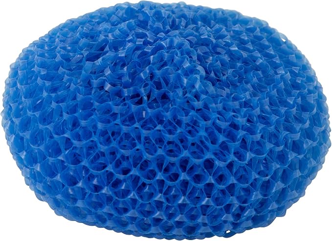 Nylon Scouring Pads-Dish Scrubber, for Dishes, Pots, and Stoves, Durable Mesh Scourers, for Tough Cleaning. Nylon Dish Scrubbers, Pack of 3, Assorted Colors (Superio)