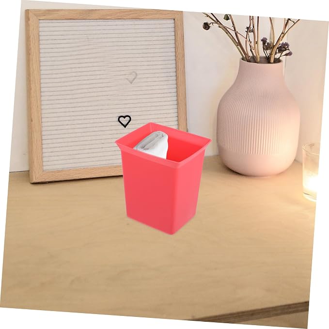 Cleaning Supplies Caddy Organizer Bin Plastic Portable Shower Basket for Bathroom and Kitchen Versatile Utility Storage Red