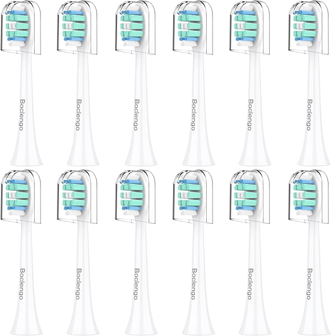 12 Pack Replacement Toothbrush Heads for Philips Sonicare Replacement Heads C2, Electric Replacement Brush Head Compatible with Phillips Sonicare C2,for Philips Sonic Care Electric Brush
