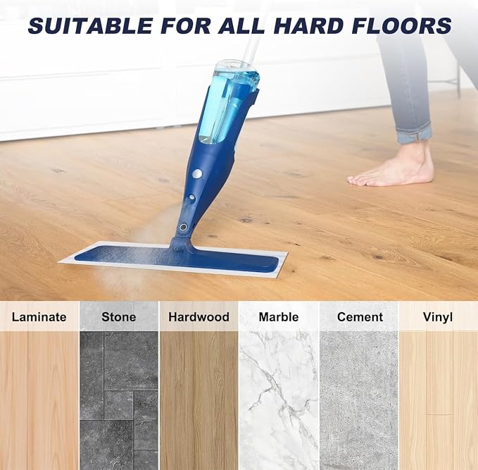15 Pack Microfiber Disposable Mop Pads for Rubbermaid Quick Connect System Mop - Wet Dry Cleaning Replacement Mopping Pad for Bona,Turbo,Norwex and All 16 17 18'' Flat System Mops