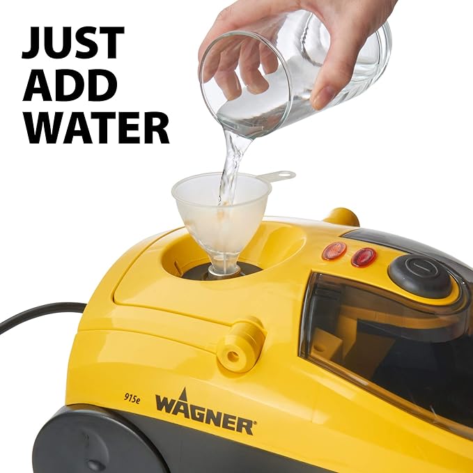 Wagner Spraytech 905e Auto Steam Cleaner, 12 Accessories for Cars | Multipurpose 905e steam cleaner includes 12 accessories for vehicle and household cleaning.