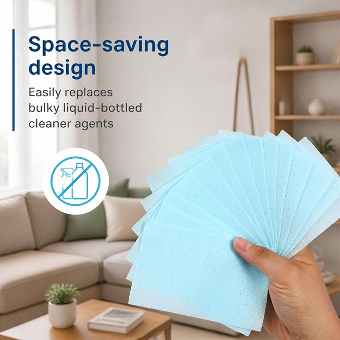 100Pcs Multi-Surface Floor Clean Sheet, Deep Multiple Clean Sheet for Hardwood Tile Laminate Multi-Effect Mopping Floor Cleaner for Home Kitchen Living Room Household Supplies Accessories