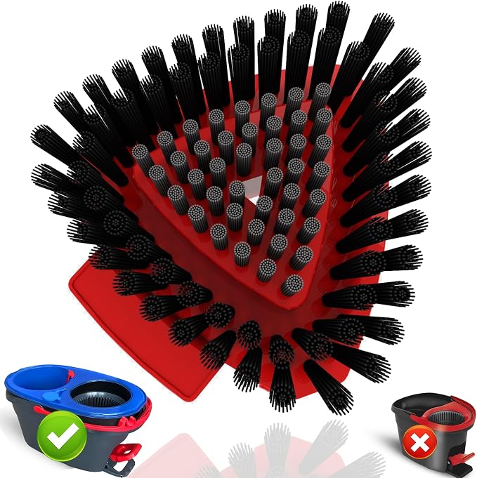 Small 1 Pack Scrub Brush Replace Head ONLY for O Cedar RinseClean 2-Tank Spin Mop, NOT for EasyWring 1-Tank System