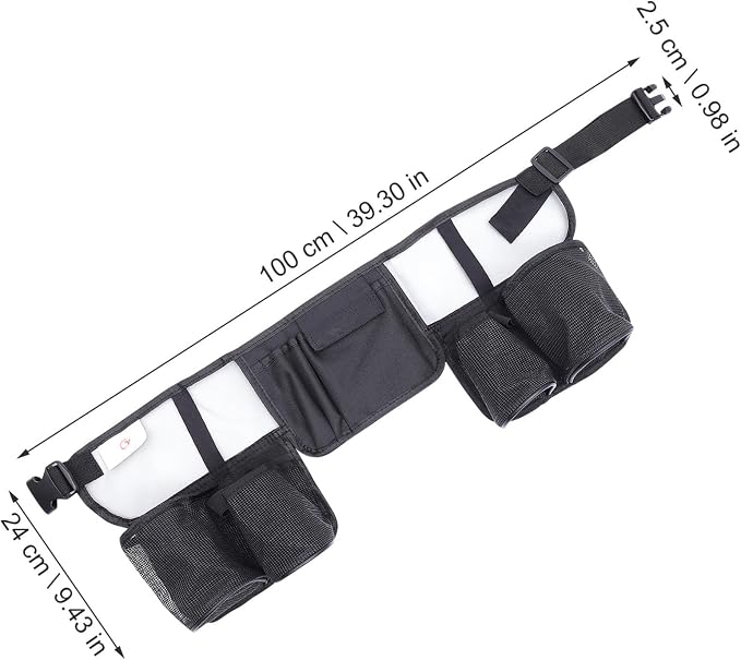 COHEALI Large Capacity Tool Waist Bag Multifunctional Cleaning and Repair Organizer Portable Tool Kit Belt Pouch for Housekeeping and Maintenance