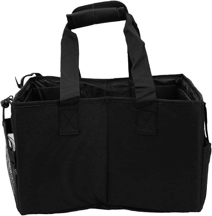 Sanpyl Large Cleaning Caddy, Wearable Cleaning Bag with Handle, Shoulder Strap, Supplies Bag for Housekeeping, Janitorial, Tool, Portable Organizer
