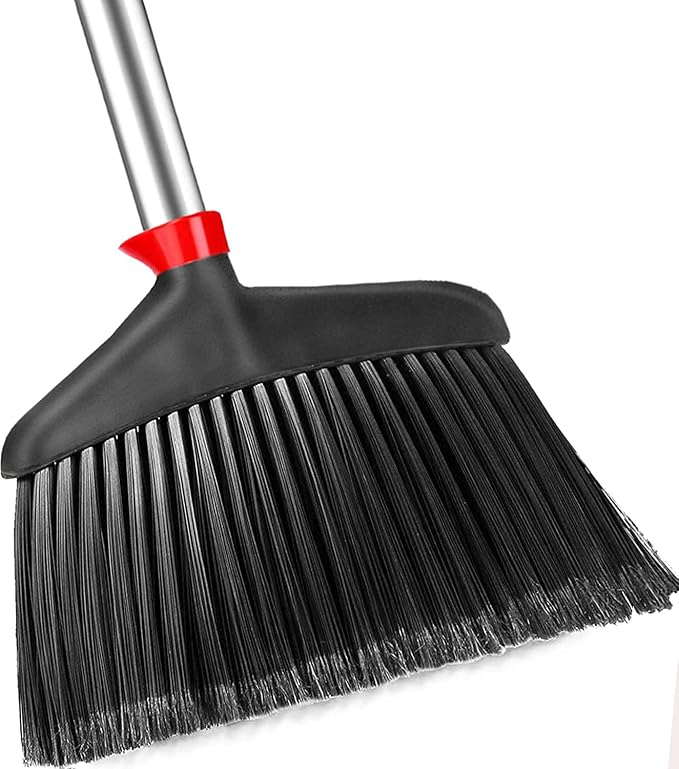 Outdoor Indoor Broom- CLDREAM Angle Broom is Perfect Commercial Courtyard Garage Home Kitchen Office Floor Shower
