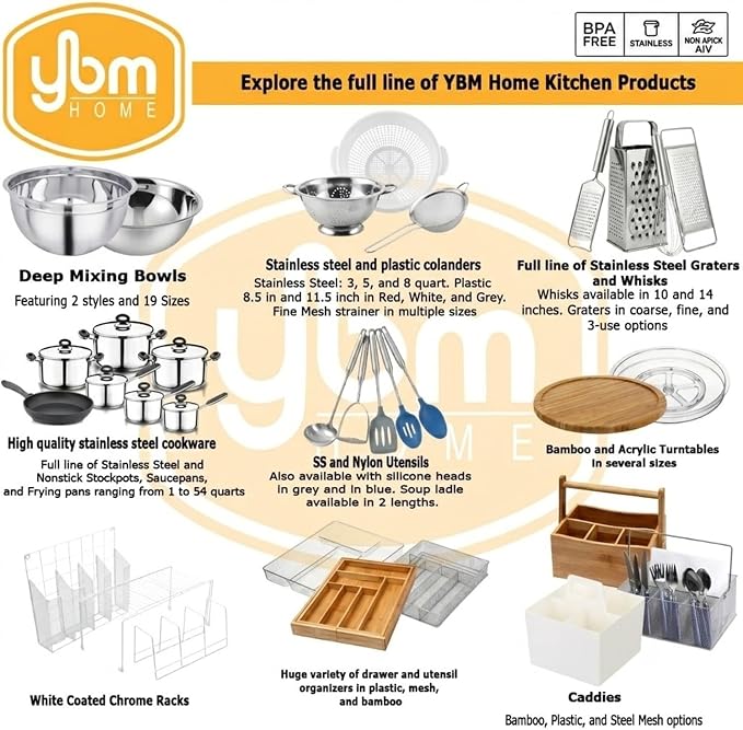 YBM Home Wire Mesh Storage Basket Organizer for CD and DVDs - 12 Pack