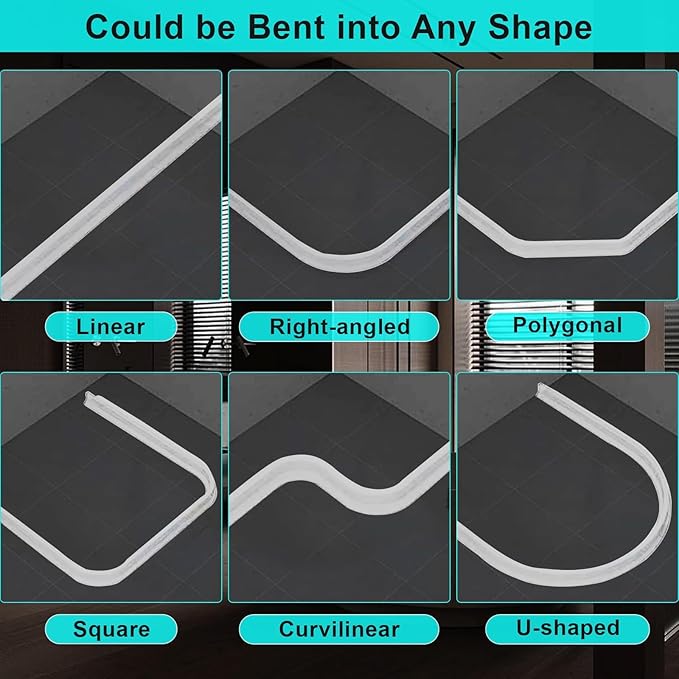 Hi-Na 3ft/5ft/6ft/8ft10ft Collapsible Shower Threshold Water Dam Water Barrier for Shower and Water Stopper Keeps Water Inside Water Threshold for Wet and Dry Separation (3ft, Clear)