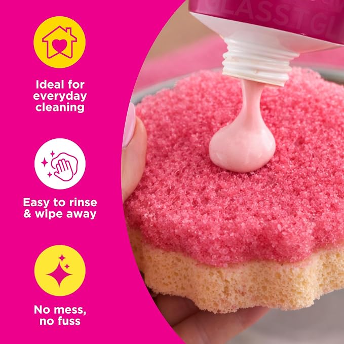 Stardrops The Pink Stuff Miracle Squeezable Cleaning Paste, 10.6 Oz | Easy to Rinse Multi Purpose Cleaning Power for Kitchen Bathroom Cooktops Tiles Sinks Showers and More