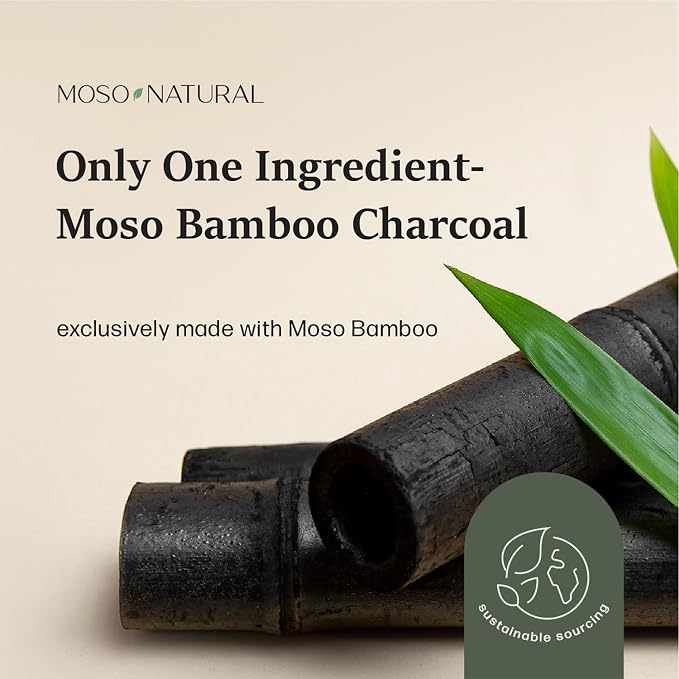 Moso Natural Air Purifying Bag 600g (5 Pack) Premium Charcoal Odor Absorber & Room Deodorizer for Large Spaces — Lasts 2 Years, Bedroom, Basement, Pet Odor Eliminator for Home, Bamboo Charcoal Bag