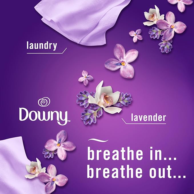 Febreze Odor-Fighting Fabric Refresher, Liquid, White, Downy Calm and Downy April Fresh, 16.9oz, 2 Pack