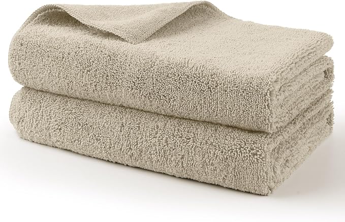 HOMEXCEL Professional Large Microfiber Car Drying Towels 2 Pack, 31" x 24" | Highly Absorbent, Lint Free, Scratch Free, Fast Drying, Absorbent Microfiber Towel for Cars SUVs RVs Trucks Boats, Brown