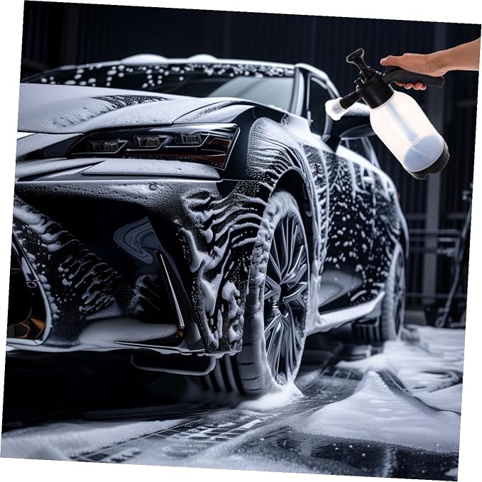 Alipis High Pressure Foam Sprayer Adjustable Nozzle Portable Wash Detailing Tool for Efficient Grime Removal and Luxurious Foam Coverage