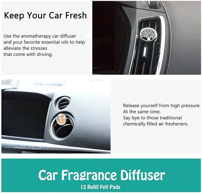 Legenstar Family Tree Magnetics Diffuser 316 Stainless Steel Car Aromatherapy Locket Essential Oil Car Diffuser Lockets Jewelry