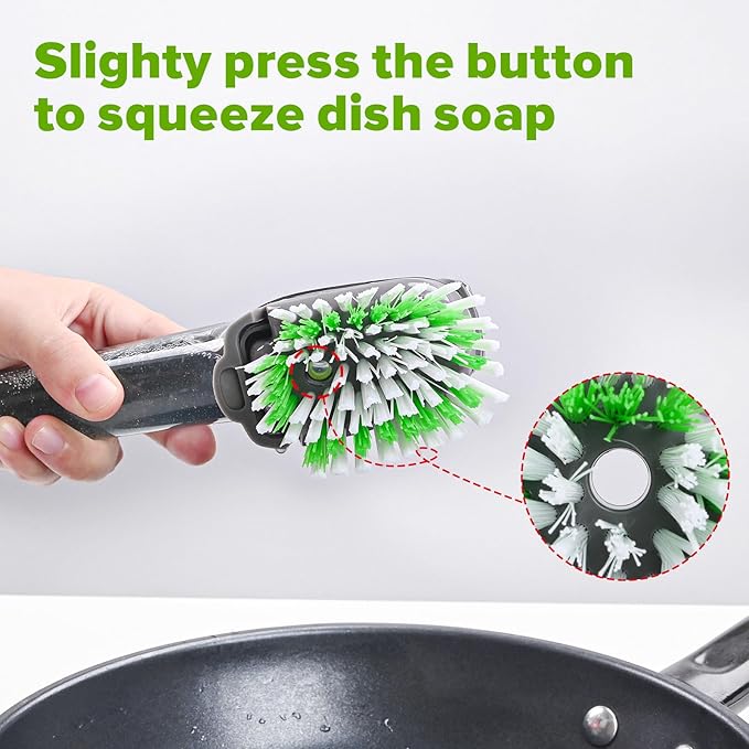 8 Pack Dishwand Brush Refills Compatible with Scotch-Brite Dishwand | Dish Brush Refill Head, Dishwand Refills, Dish Brush Replacement Head