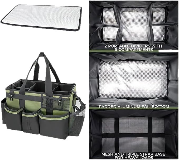 Cleaning tools, handbags, deep cleaning, housekeeping services, cleaning bags, butler's car storage bags (Royal blue)