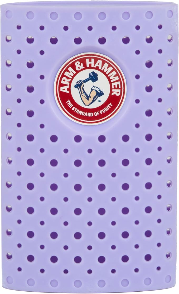 Arm & Hammer OdorBusterz ShelfMATE™, Lavender – Decorative Odor Absorber with Baking Soda for Small Spaces, Closets & Storage Areas