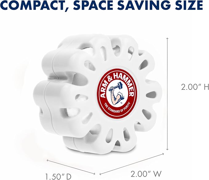 Arm & Hammer OdorBusterz ShapeMATE™, White Linen Flower, 4 Count – Decorative Odor Eliminator for Small Spaces