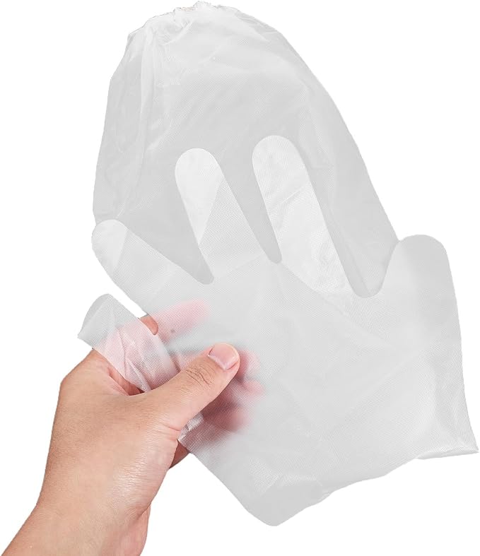 15 Pairs Waterproof Long Sleeve Cleaning Gloves for Household Duties Elbow Length Cpe Gloves with Tight Cuff and Thick Waterproof Coating Reusable for Gardening and Pet Care