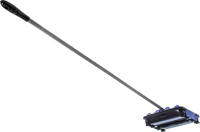 Carlisle FoodService Products Duo-Sweeper Rubberized Carpet and Floor Sweeper – Efficient Manual Cleaning for Restaurants with Low Pile Carpets (Pack of 4)