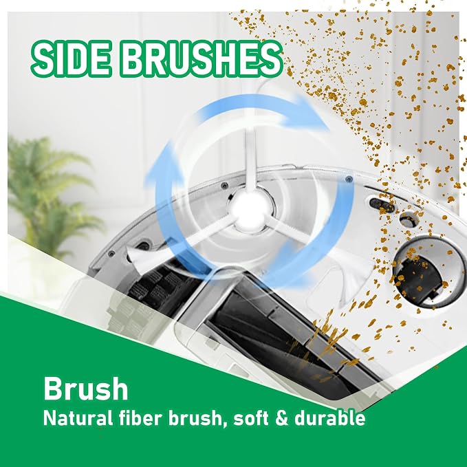 Replacement Accessories Kits for Dreame L10 Ultra/ L10s Ultra | Vacuum parts includes 2 main brushes, 4 HEPA filters, 6 mop pads, 6 bags & 6 side brushes. NOT for L10s Pro Ultra Heat