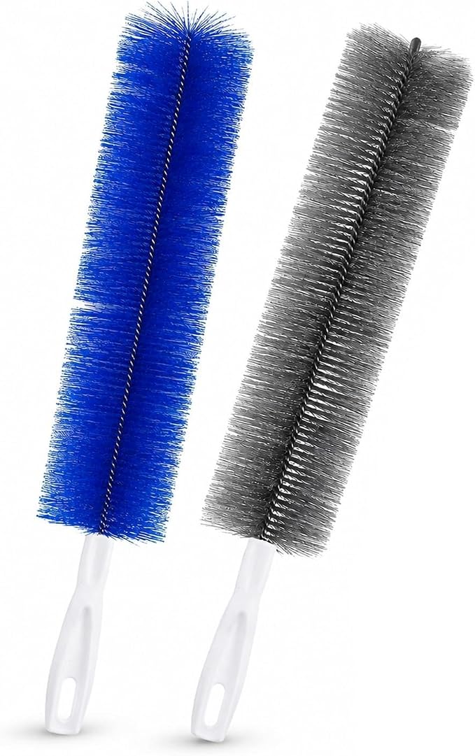 2Pcs Fan Cleaning Brush,Bendable Dust Collector,Car Dust Collectors,Ultra-Fine Fiber Brush Head,Suitable for Ceiling Fan Blades,Ventilation Openings,Curtains,Cars-Reusable Dust Collector