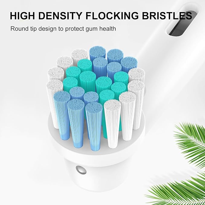 Toothbrush Heads for Oral B, 16 Pack Professional Electric Toothbrush Replacement Heads Medium Soft Dupont Bristles Replacement Toothbrush Heads Precision Clean Brush Heads Refills
