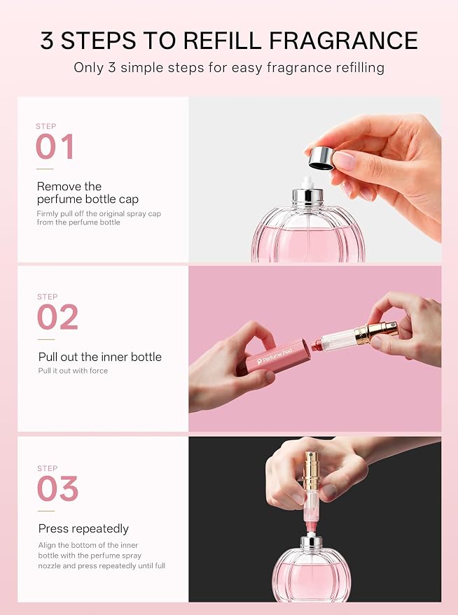 Perfume Pod FLORA Perfume Atomizer POD-FLORA-Black