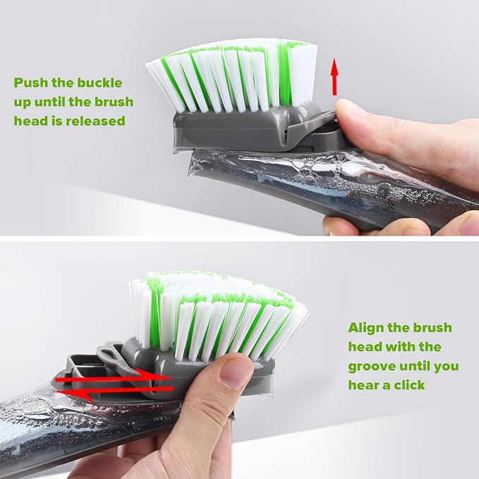 8 Pack Dishwand Brush Refills Compatible with Scotch-Brite Dishwand | Dish Brush Refill Head, Dishwand Refills, Dish Brush Replacement Head