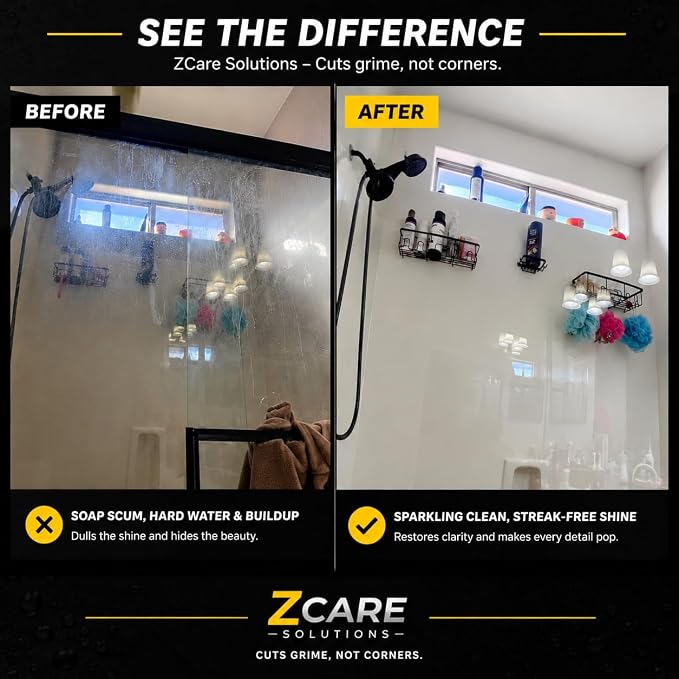 Home Cleaning Kit by ZCare Solutions Hard Water Remover, All in One Cleaner, & Odor and Stain Remover Bundle for Homes, Kitchens, Bathrooms, Bedrooms, and more