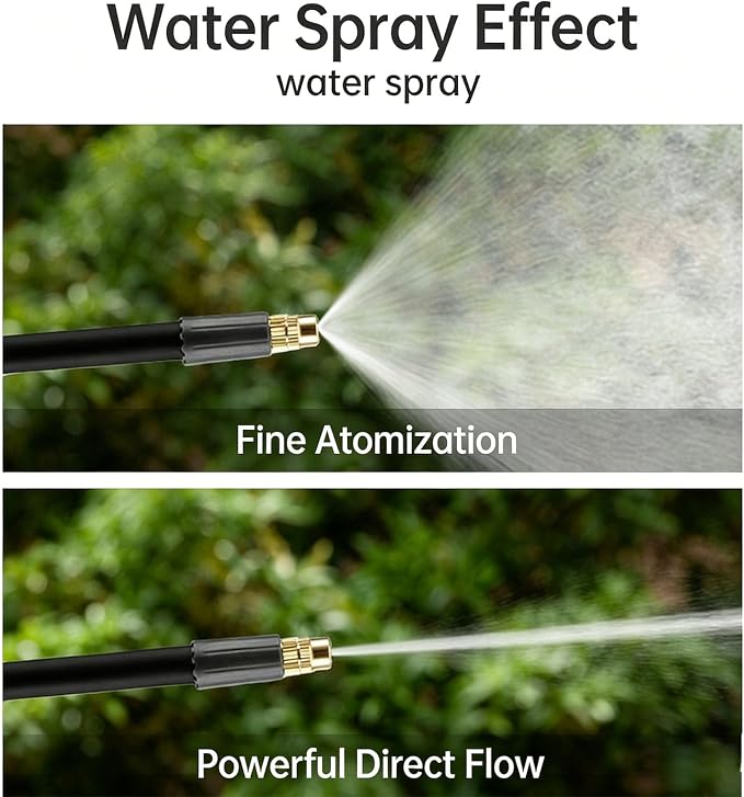 Srliya Hand Pump Sprayer, 3L 0.8Gallon Pressurized Spray Bottle with 360 Rotating Adjustable Nozzle and Side Liquid Filling Port, for Garden and Cleaning