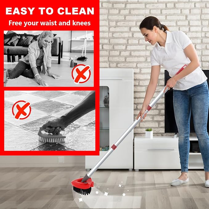 Small 1 Pack Scrub Brush Replace Head ONLY for O Cedar RinseClean 2-Tank Spin Mop, NOT for EasyWring 1-Tank System