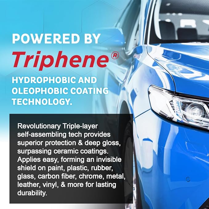 MAXLONE™ Car Spray with Triphene® All Purpose Waterless Detailer 1 Gallon | Quick Spray & Wipe, Clean, Shine, Protect Paint, Glass, Wheels, and Trim Without Pre-Washing (1 Gallon)