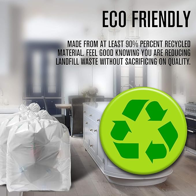 Ultrasac Trash Bags 18 Gallon for 15 inch Compactors - 25" x 35" 2.5 MIL