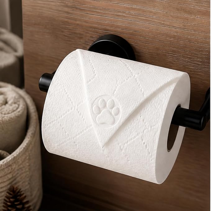 Toilet Paper Stamp Seal Press, Dog Paw Embosser with Water Reservoir | Dog Paw stamp, 1.18 in toilet tissue embosser for pet-friendly stays, staging, housekeeping
