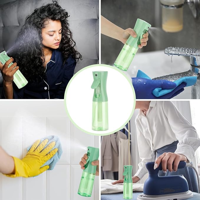 Spray Bottle for Hair (6.8OZ /200ML) Continuous Ultra Fine Mist Sprayer for Hair, Salons, Barber, Plants, Skin Care