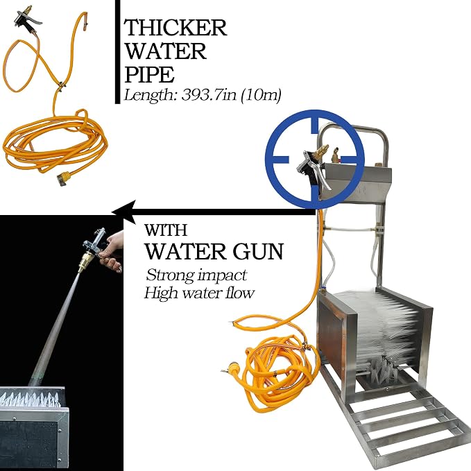 Livestock Farm Boot Washer for Mud Stainless Steel Outdoor Boot Scrubber Multifunctional Rain Boot Cleaning Brush