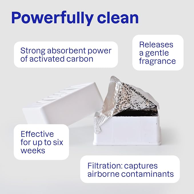 ATTITUDE Odor Eliminator with Activated Carbon, Plant-Based Air Purifier, Vegan, Pink Grapefruit Scent, 8 Ounces