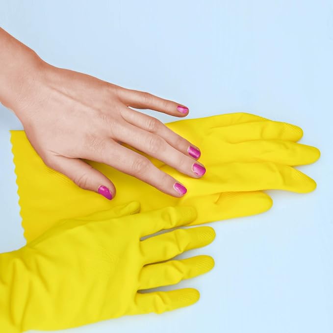 Playtex HandSaver Reuseable Rubber Cleaning Gloves (Large, Pack - 1), Everyday Protection Reusable Household Gloves