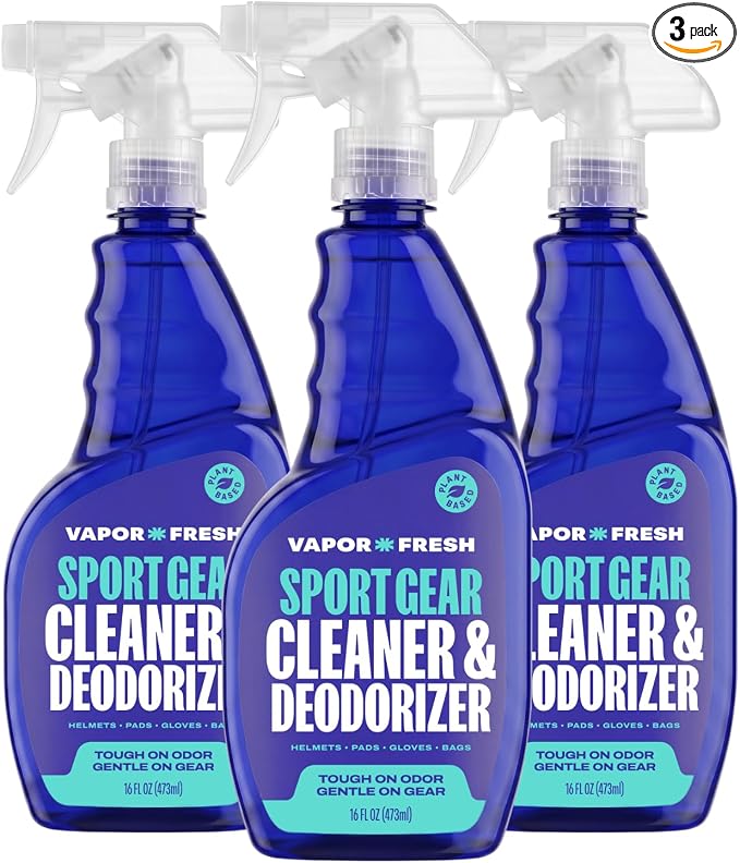 Vapor Fresh Sports Gear Cleaner and Deodorizer Spray, 16oz (3 Pack) | Sports odor eliminator, Boxing gloves, Sports pads, Helmets, Gym bags, Gym equipment