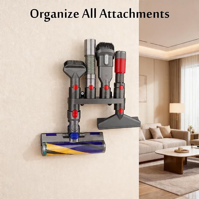 RTop Attachments Holder Compatible with Dyson Gen5 V15 V12 V11 V10 V8 V7 | Vacuum Cleaner Accessories Storage Tool Replacement Parts