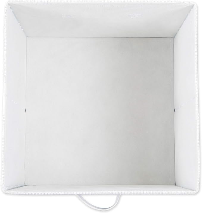 DII Woven Polyester Storage Bin, Polka Dot, French Blue, Small Set of 4