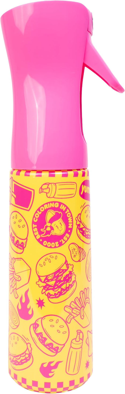 Colortrak Color Combo Continuous Spray Bottle, 12 Oz | Fine Mist Professional Styling Hair Spray Bottle with 360 Degree Distribution, for Styling, Cutting, and Color Services
