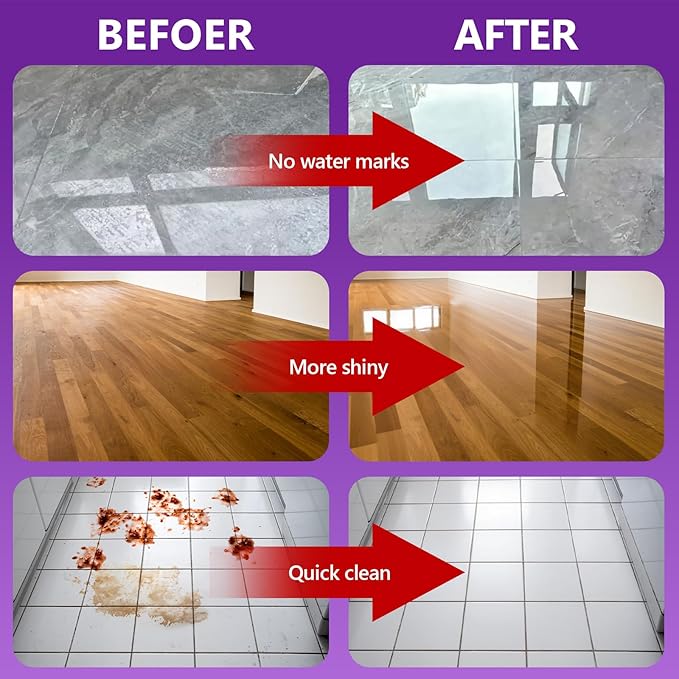 Floor Cleaning Solution- 85 FL OZ-Floor Cleaner for Mopping with Tineco,Deep Cleaning &Deodorizing for Roborock,Compatible with Saros Series,S8/S7 Series,Q Revo/Q Series,iFLOOR Series Wet Dry Vacuum