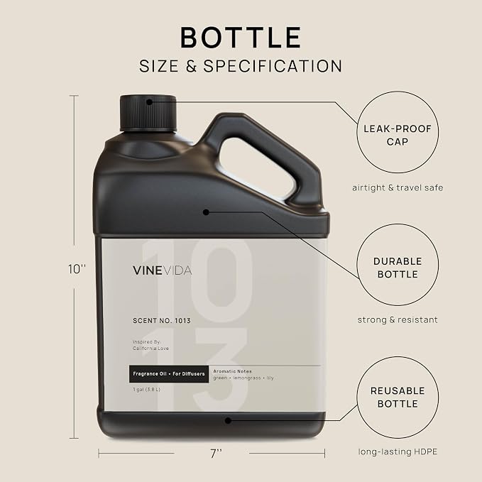 VINEVIDA (128oz) Hotel Fragrance Collection Diffuser Oil - Hotel Scents Diffusers for Home - Cold Air Diffuser Oil - Hotel Scent Essential Oil - Scent No.1013 Inspired by The Delano Hotel