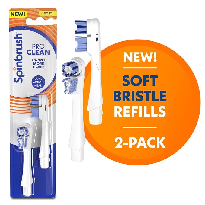 Arm & Hammer Spinbrush Pro Clean Replacement Brush Heads | electric-toothbrush-replacement-parts