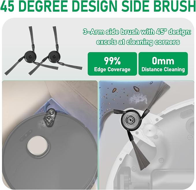 Accessories Replacement Parts for Dreame X50/ L50/L60 Ultra PE | Compatible with Dreame X50 Ultra/ L50 Ultra/ L40s Pro /L60 Ultra PE and Compatible with Mova V50 Ultra Robot Vacuum Cleaner