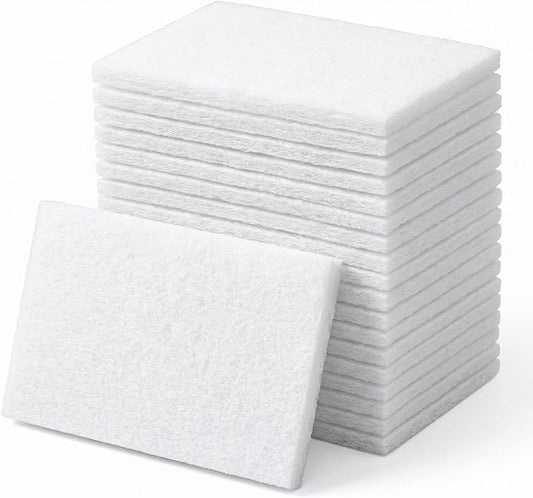 20 PCS Non Woven Scrubbing Pad,4x6 Inch Non Scratch Scouring Pad Light Duty | Scuff Pads Abrasive Surface Scrubber, Multipurpose Scouring Sponge for Polishing Cleaning Home Workshop
