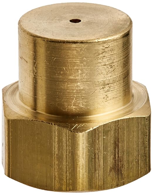 Dramm 12350 Seedling Nozzle – Solid Brass Fine Mist Sprayer for Fragile Plants, Seedlings, and Cuttings – Extra-Fine Hollow Cone Pattern for Gentle Watering, Gold